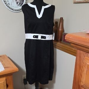 AGB Black and White Mini Dress